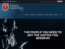 Tablet Screenshot of fraudfighters.com